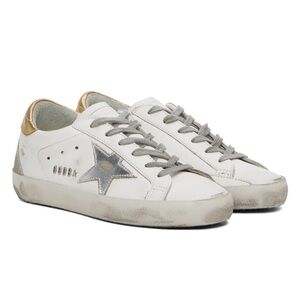 Golden Goose Superstar White Leather Sneakers